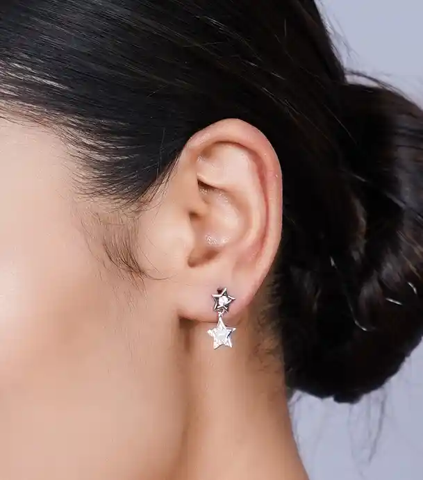 Twinkle Star Drop Earrings 